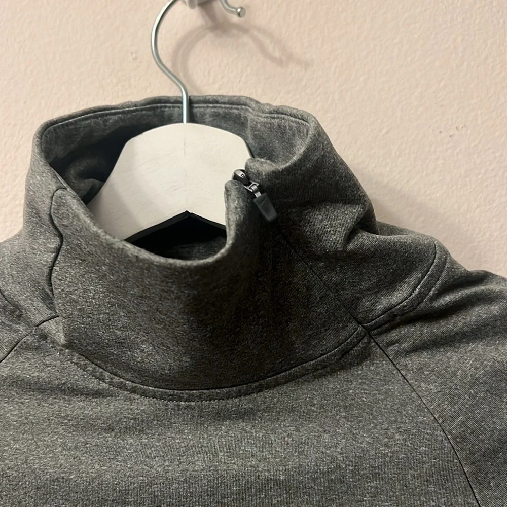 Nike Gray Athletic Turtleneck Sweater